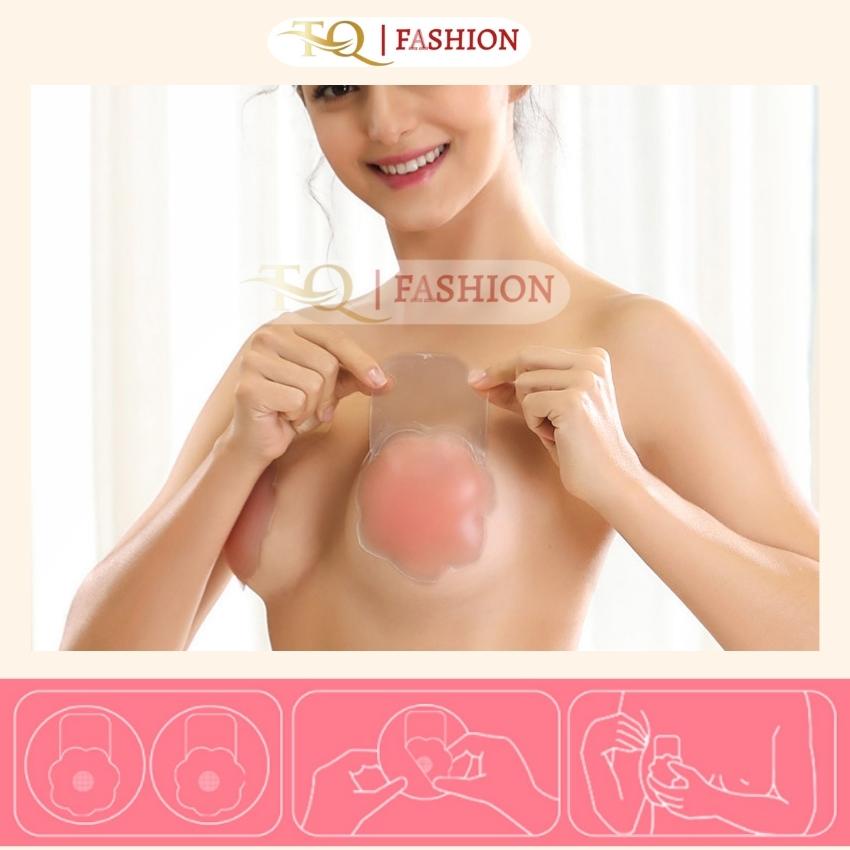 Miếng dán ti ngực kéo tai thỏ, nâng ngực tạo khe, bich 2 miếng Fashion alohashop91