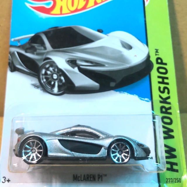 Hotwheels Xe mô hình McLaren bạc