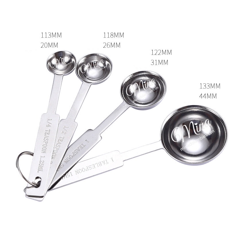 Bộ Thìa Đong Inox Bakest
