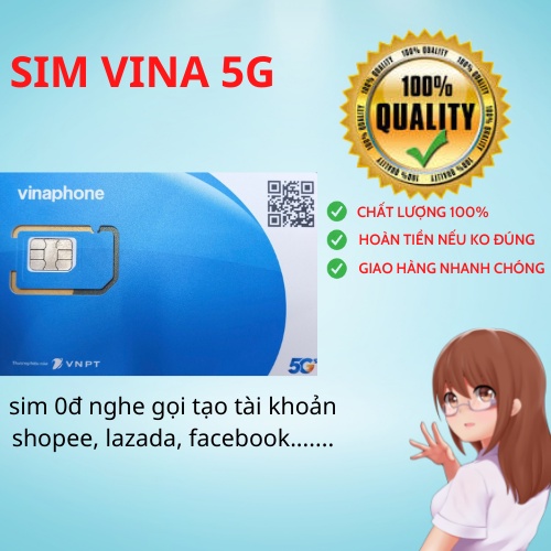 SIM VINA GÓI HAPPY Chu kỳ 12th CÓ 2GB/ NGÀY 1000 PHÚT GỌI NỘI MẠNG MIỄN PHÍ