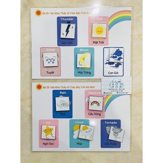 Sách Bóc Dán Học Liệu Cho Bé
