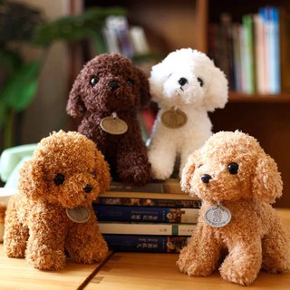 Chó Poodle Nhồi Bông Đáng Yêu Kích Thước 18 / 25cm