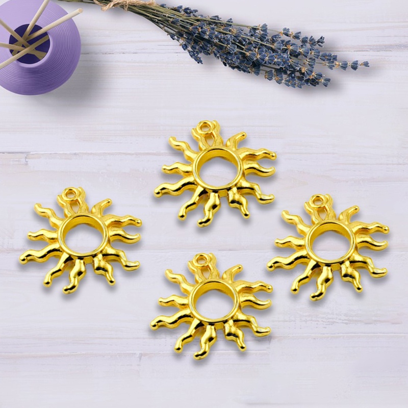 Flgo Mặt Dây Chuyền Hình Ngọn Lửa Rỗng Bằng Epoxy Màu Tím Trang Trí Ba Lô / Chìa Khóa / Túi Xách