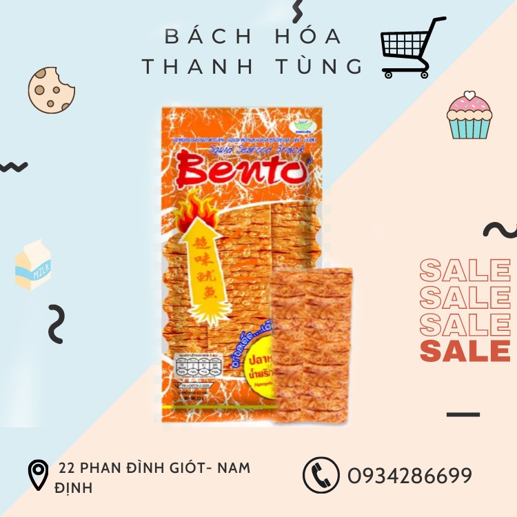 Dây mực Bento Thái Lan 13 gói (6gr/ gói) | BigBuy360 - bigbuy360.vn