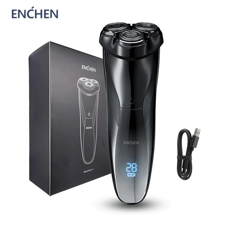 Máy cạo râu ZGA , Máy cạo râu đa năng cao cấp Xiaomi Enchen Blackstone 3 chính hãng chống nước chuẩn IPX7 pin siêu bền