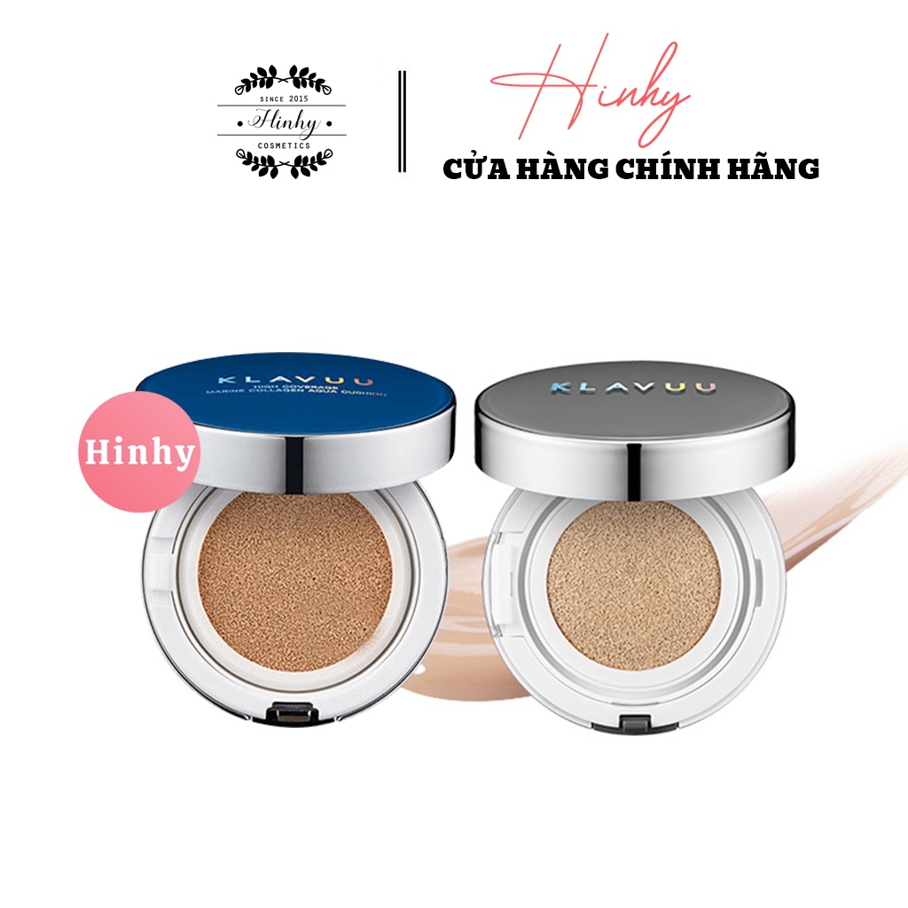 Cushion phấn nước Klavuu da căng bóng Hàn Quốc