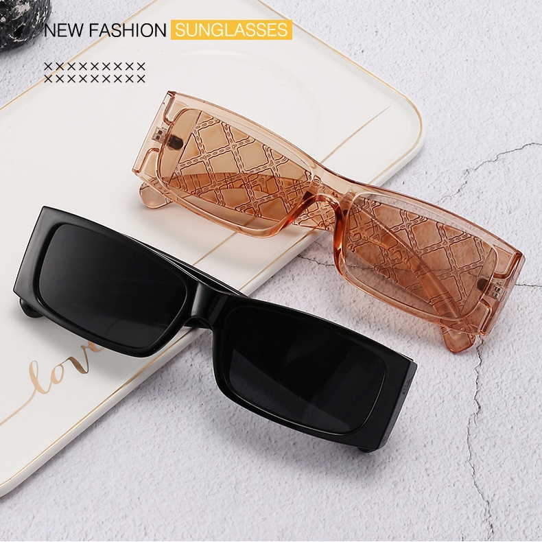 Kính Mát Gọng Vuông Chống Tia UV400 Thời Trang