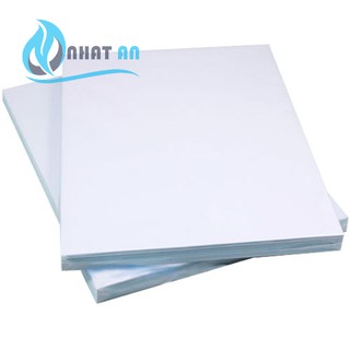 Giấy decal đế xanh A4