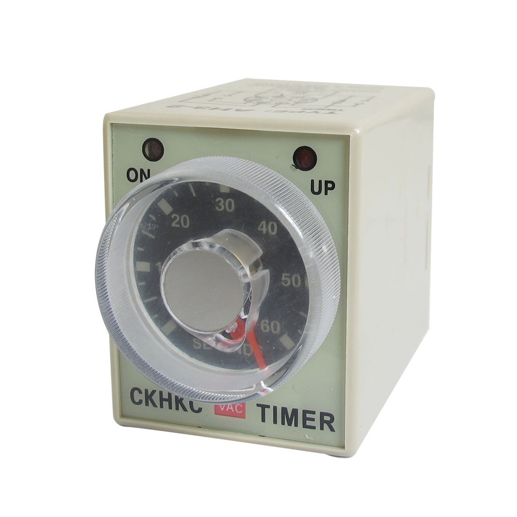 Rơ le thời gian CKC AH3-3 380V kèm đế