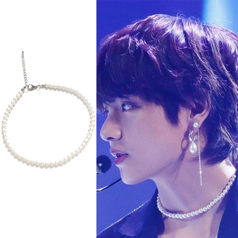 Vòng cổ choker hạt BTS unisex