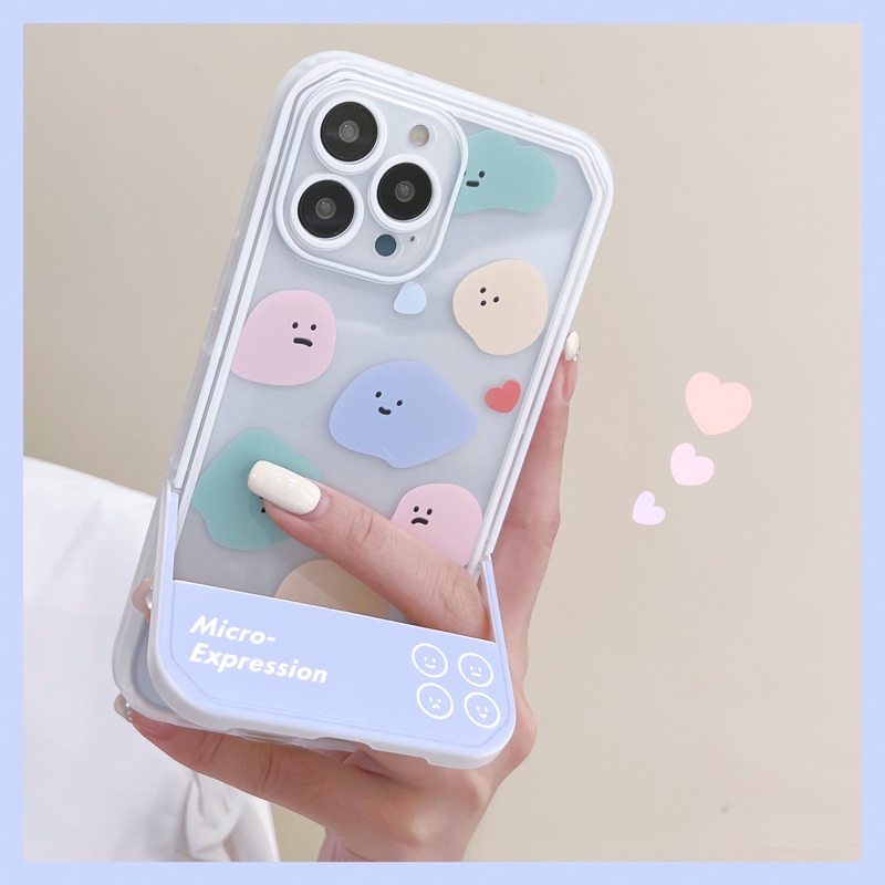 Ốp Điện Thoại In Hoạt Hình Kèm Giá Đỡ Cho iphone 14 / 13Pro 12 / xs / 6 / 7 / 8PLUS