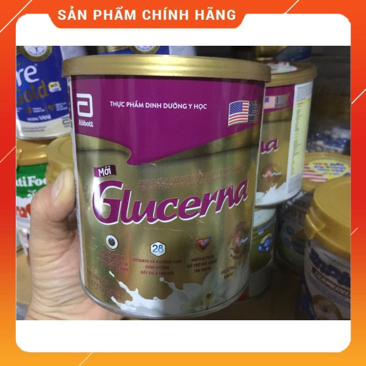 Sữa bột Glucerna LOn 400g _hương_ Vani
