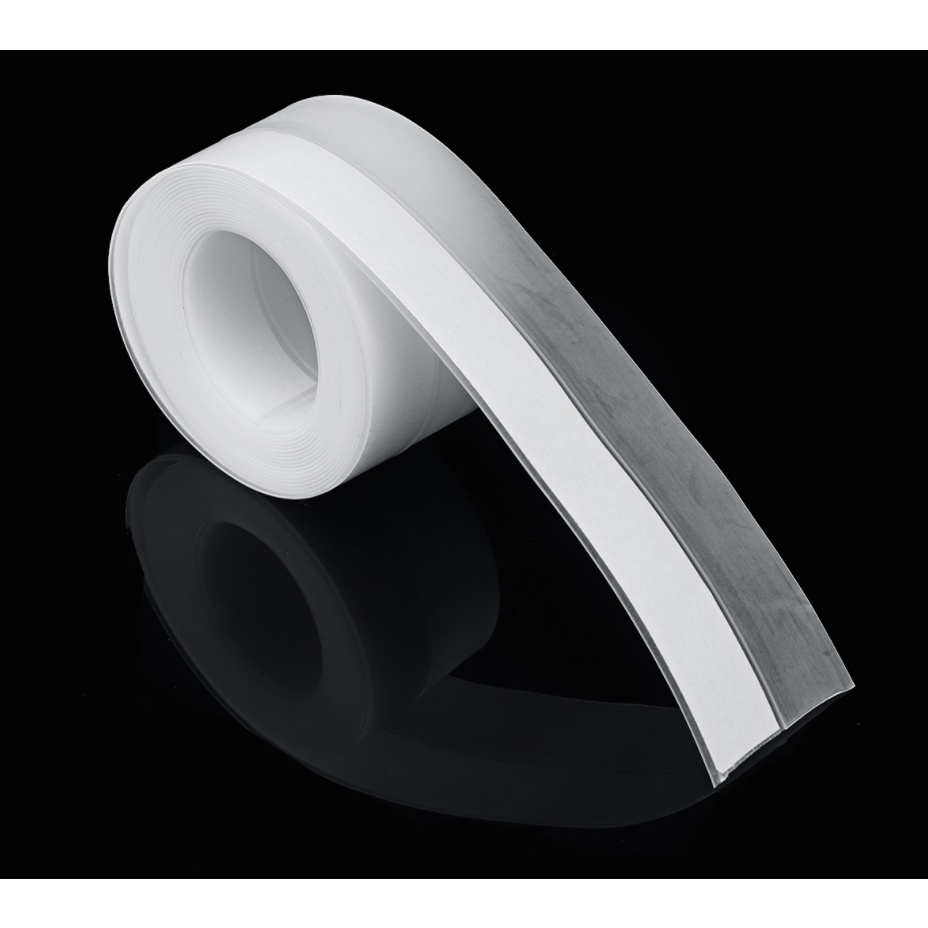 Cuộn dây dài 1m dán cửa chống bụi tiện dụng màu trắng, xám giao ngẫu nhiên