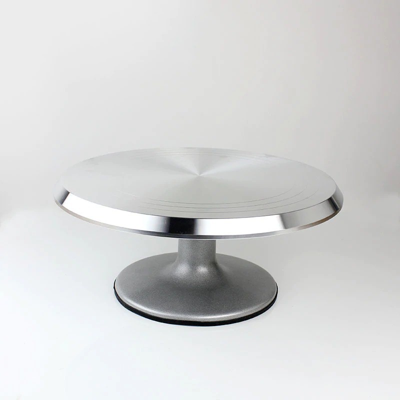 Bàn xoay Inox 30cm làm bánh kem, làm cây cảnh, trưng bày sản phẩm