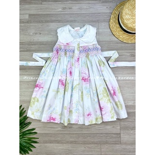 ĐẦM SMOCK VINTAGE CỔ TRẮNG