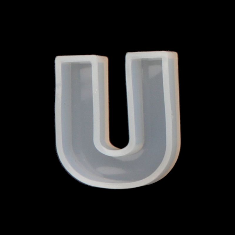 Sa Khuôn Silicon Làm Móc Khóa / Bông Tai Hình Chữ Cái / Chữ Số Độc Đáo