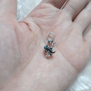 Hoa treo xanh của Bamoer bạc 925