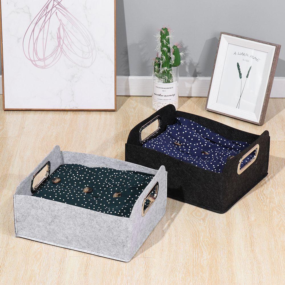 Giỏ Nỉ Đựng Đồ Để Bàn Tiện Dụng