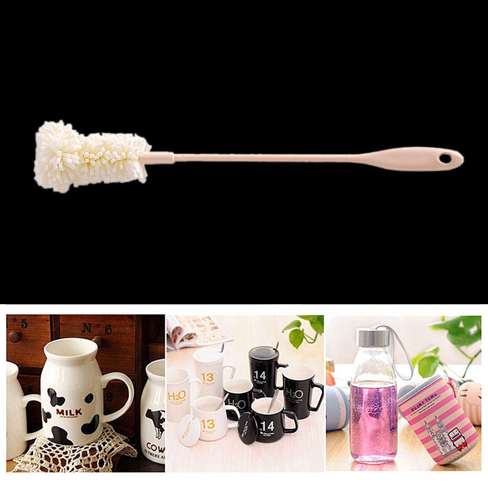 Cọ vệ sinh bình uống nước tay cầm dài thiết kế tiện lợi dễ dùng