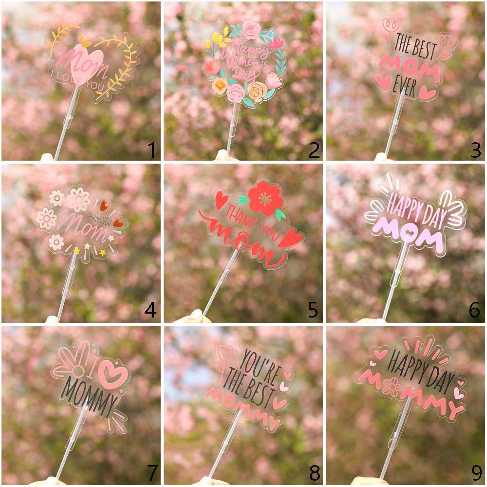 .Phụ Kiện Trang Trí Bánh Kem Chữ Happy Mother 's Day