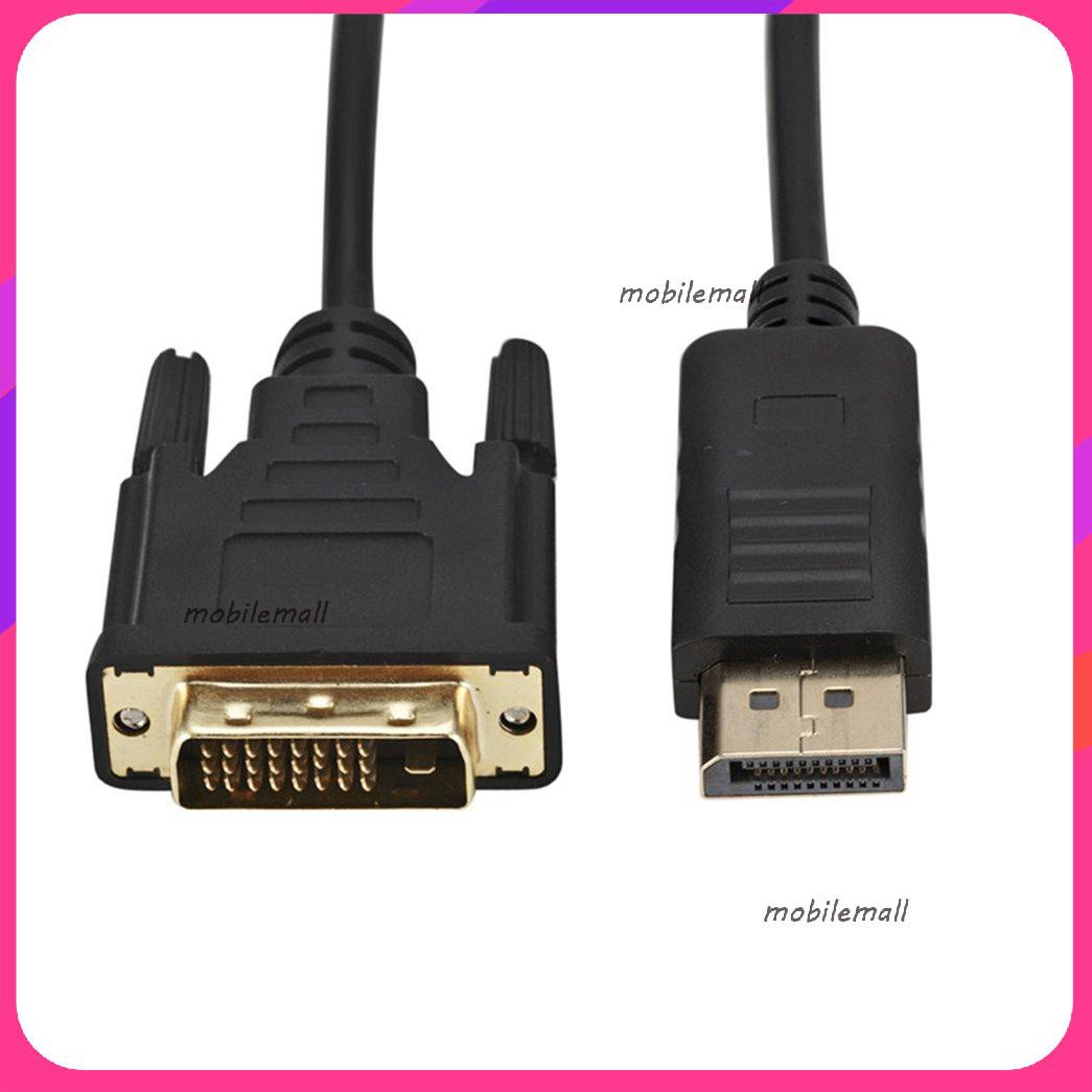 MớiDP to DVI adapter cable Displayport to DVI 24+1 adapter cable 1.8 meters