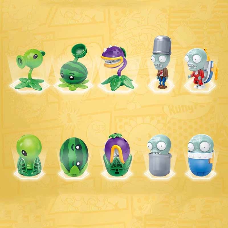 Chơi trứng biến hình cho trẻ em Plants vs Zombies Robot