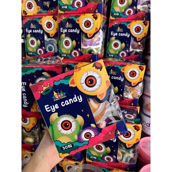 1 hộp kẹo mắt quỷ - eye candy