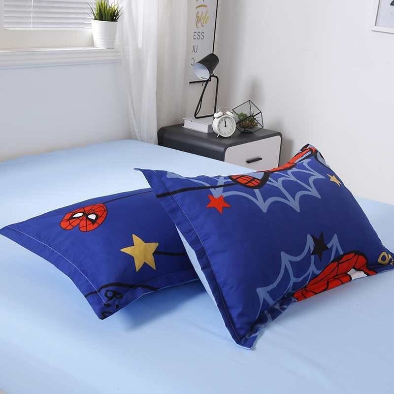 [ RẺ VÔ ĐỊCH] Bộ chăn ga gối poly siêu nhân nhện spiderman💞 FREESHIP 💞 Chăn Ga Gối Nệm Cotton Poly