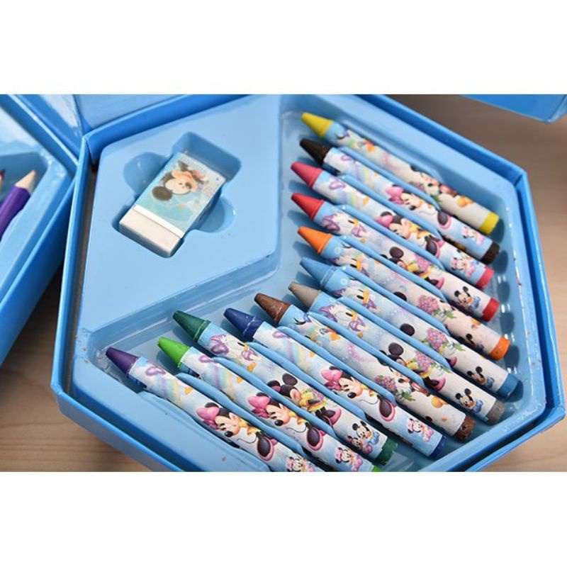 Hộp Bút Chì Màu 4 Tầng Xoay 46 Màu Đa Dạng.