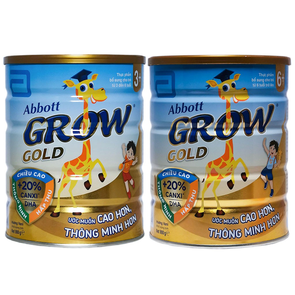 Sữa bột Abbott Grow Gold 3,6+ 900g