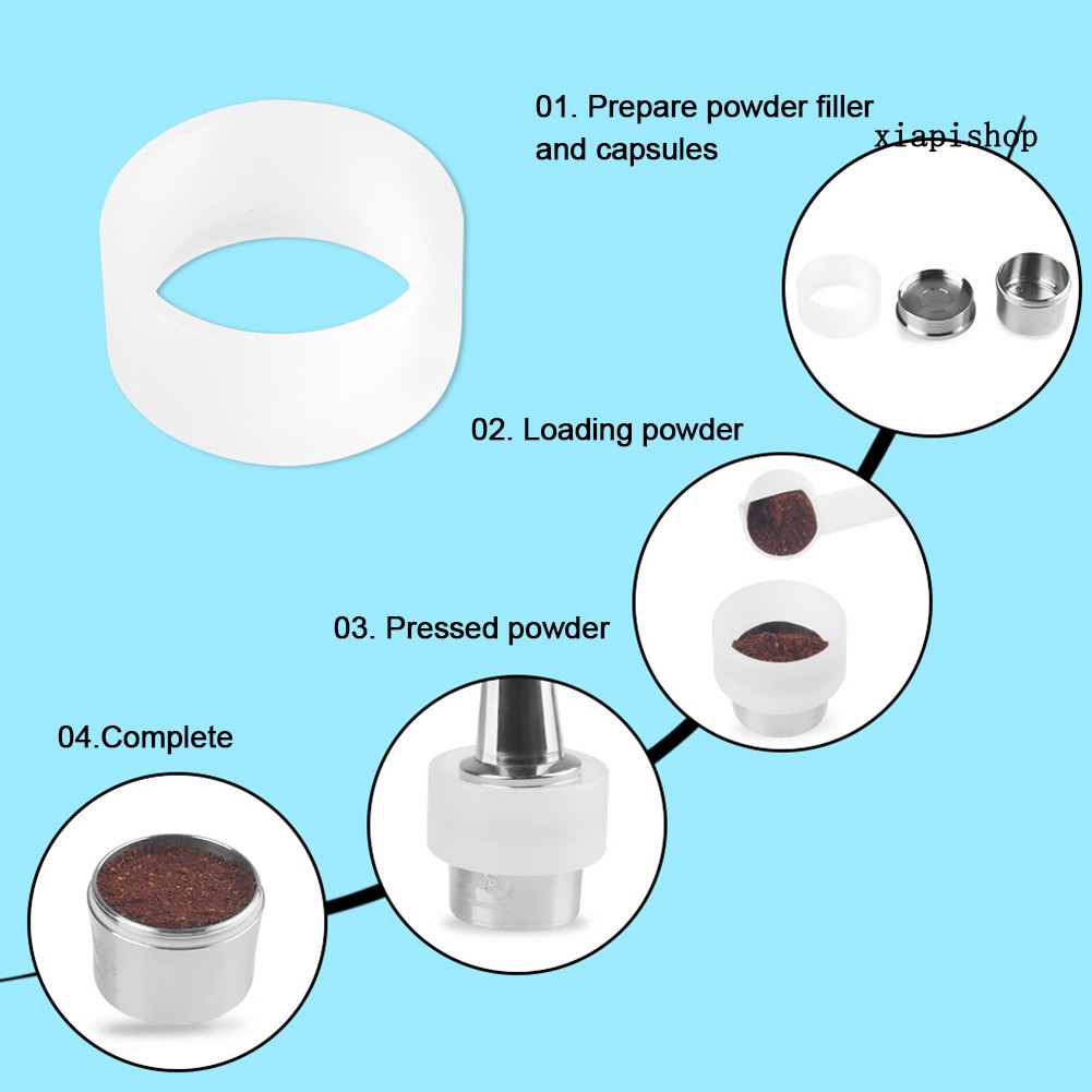 Dụng cụ nhà bếp Reusable Coffee Powder Dosing Ring for Nespresso K-fee Capsule Barista Tools