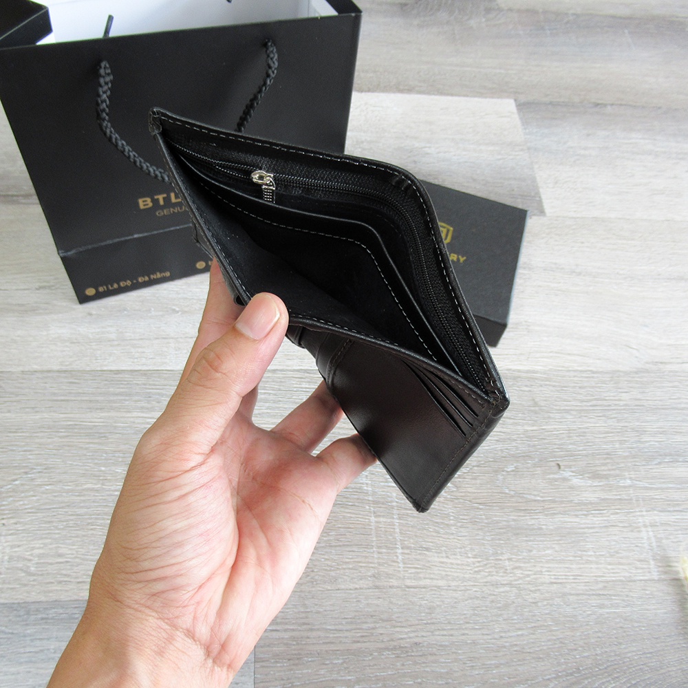 Ví nam Fantastic, da bò Nappa cao cấp, mềm mịn, độ bền cao, bảo hành 12 tháng, Thương hiệu BTLUXURY