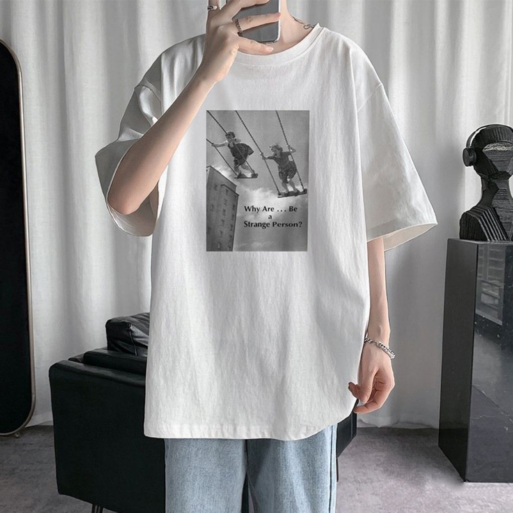 Áo Thun Tay Lỡ UNIKA AT02 áo thun nam form rộng UNISEX áo phông tay lỡ cao cấp thời trang Hàn Quốc