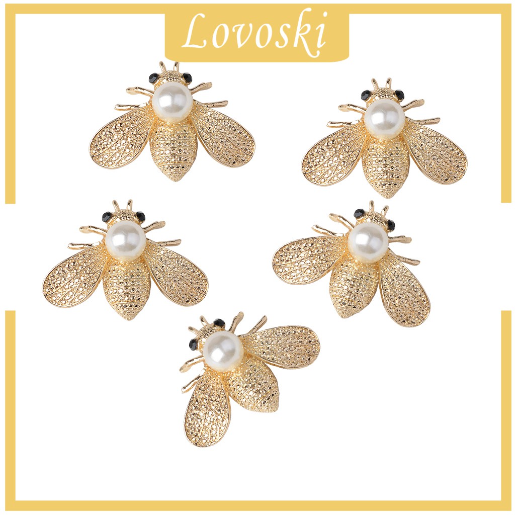 Set 5 NúT HìNh Chú Ong BằNg HợP Kim 40mm NhiềU MàU SắC