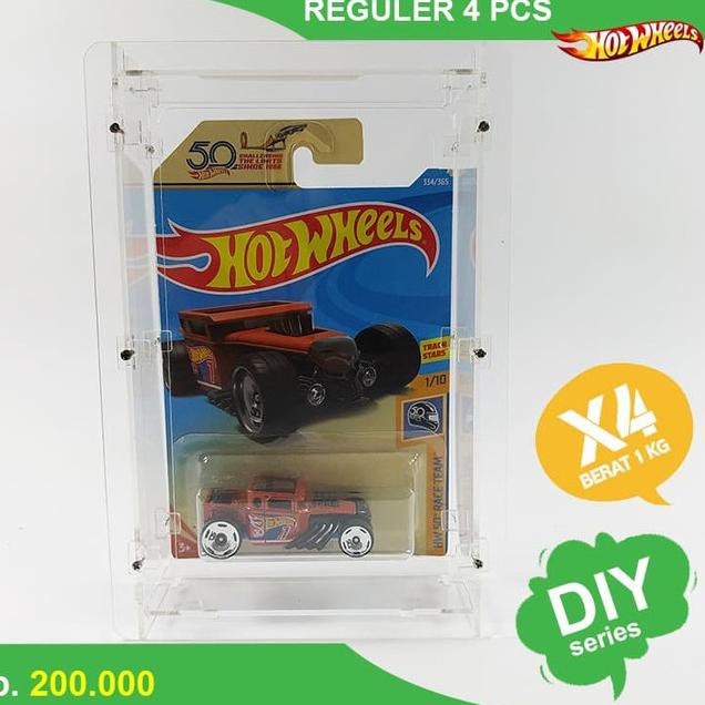 Set 4 Túi Đựng Thẻ Hình Bánh Hotwheel