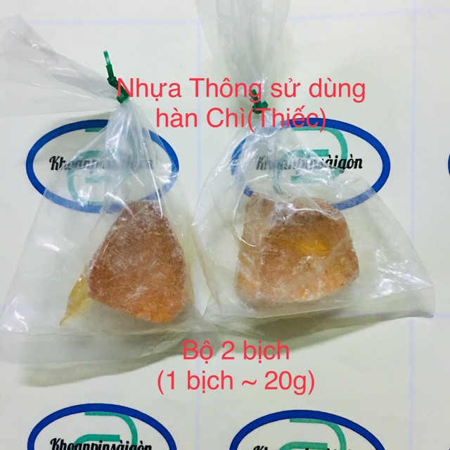 Nhựa Thông hàn chì (Thiếc). Bộ 2 bịch