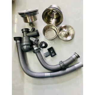 Bộ xả đại chậu rửa chén phi 140mm, Bộ xả chén đại