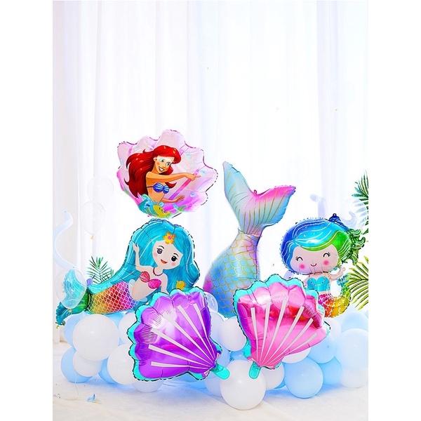Bóng Trang Trí Các Loại Sinh Vật Biển (Cá, tôm, bạch tuộc, cá baby shark, cá heo)