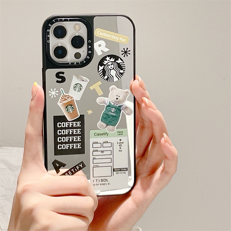 Ốp Điện Thoại TPU Silicone Chống Sốc Tráng Gương Cho iPhone 11 13 12 14 Pro Max 7 8 Plus XR X XS Max