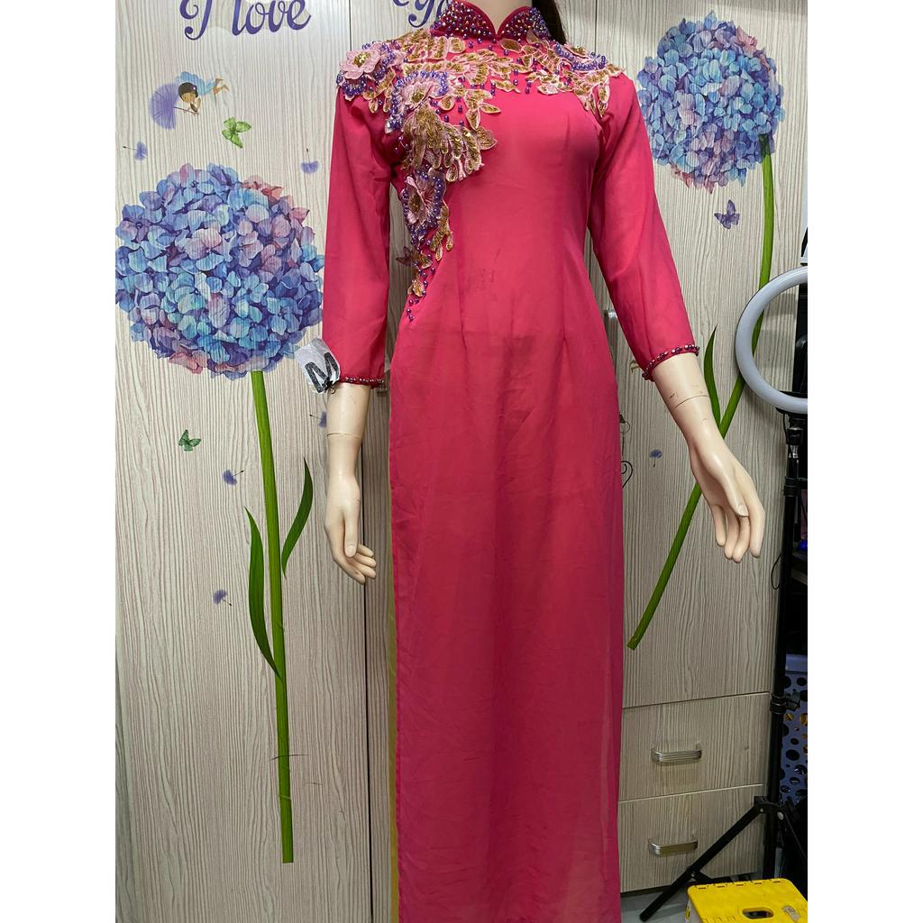 🎁 freeship Xtra🎁Aó dài lụa nhật 3d thanh lý giá rẻ hàng lẻ size