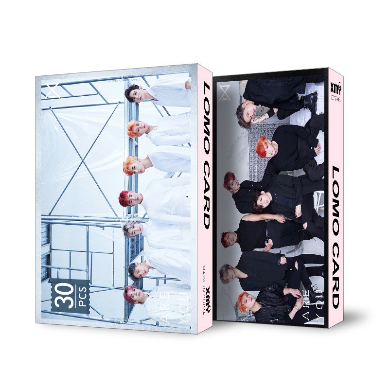 Lomo card 30 ảnh MonstaX hộp bóng siêu nét 1080HD