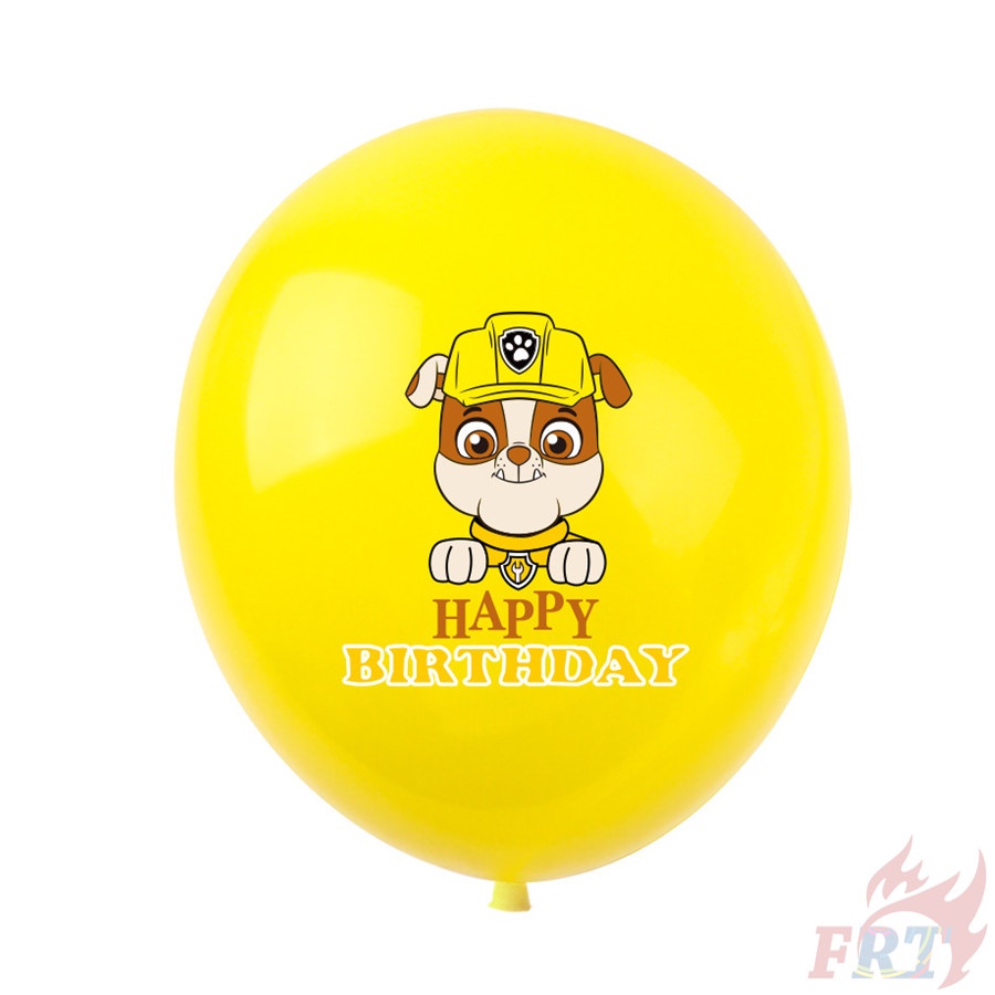 Bong bóng trang trí sinh nhật 12 inch seri paw patrol dễ thương