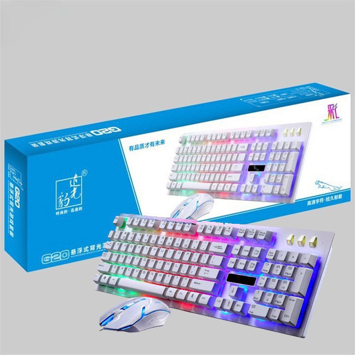 Bộ bàn phím chuột Gaming giả cơ G20 - Led cực chất | WebRaoVat - webraovat.net.vn