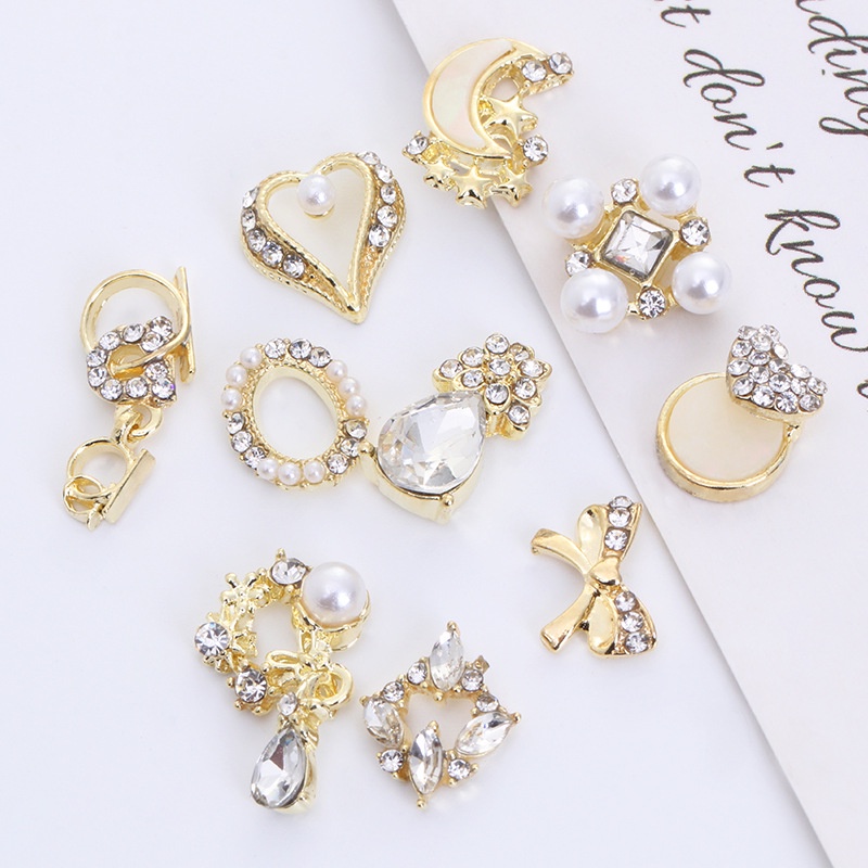 (MớI) Hạt NgọC Trai ĐíNh Trang Trí MóNg