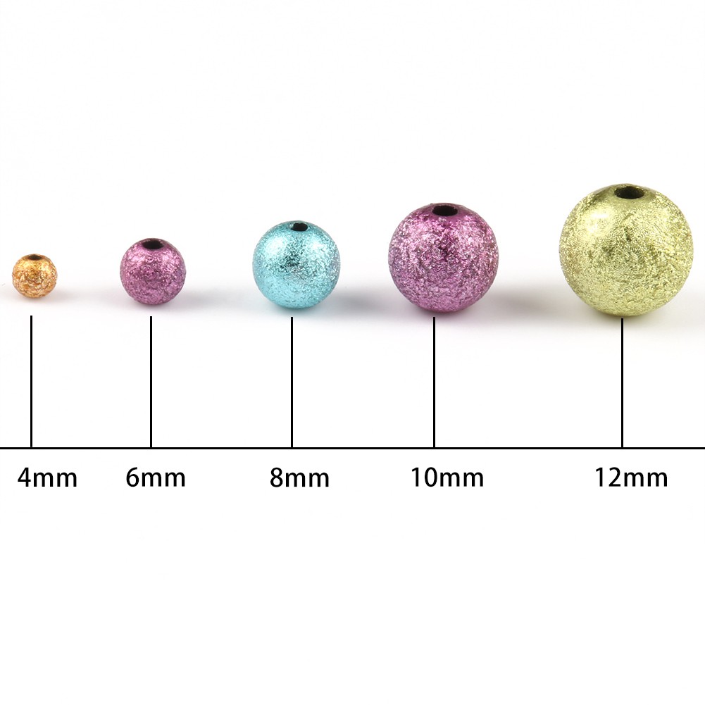 Hạt ngọc trai giả dùng làm phụ kiện trang sức 4mm-12mm