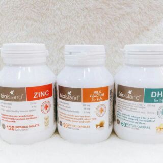 Bộ 3 sản phẩm của Bio island cho bé của Úc