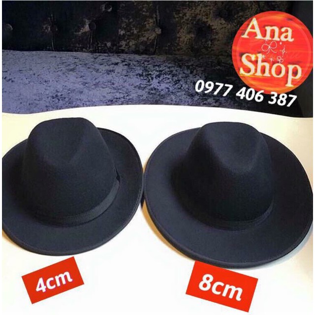 [Hàng Mới] [Xã kho 7 ngày] MŨ PHỚT NÓN CAO BỒI MŨ FEDORA NAM ĐẸP - AnaShop