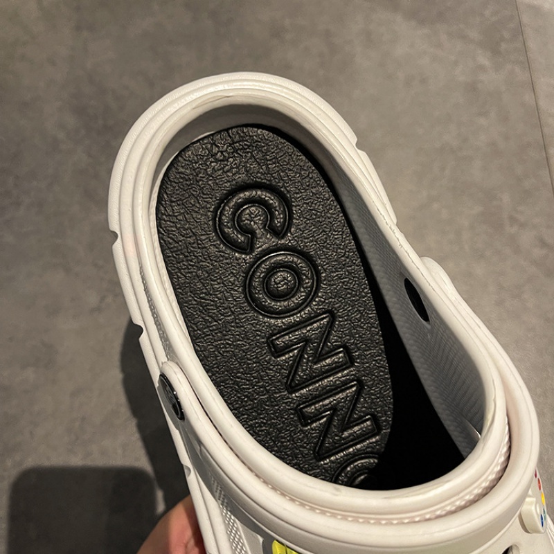 Giày Cao Gót Đế Dày 7cm Chống Trượt Thiết Kế Đục Lỗ Thời Trang Mùa Hè Cho Nữ