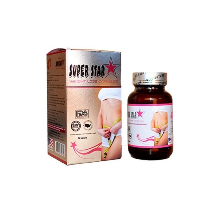 ✅[CHÍNH HÃNG] Viên uống giảm cân Super star: Hiệu quả và an toàn của Mỹ ( lọ x 36 viên)