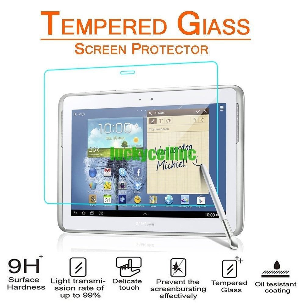 For Samsung Galaxy Note 10.1 GT-N8000 N8010Tempered Glass Screen Protector